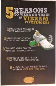 Five reasons to wear or train in vibram five fingers
